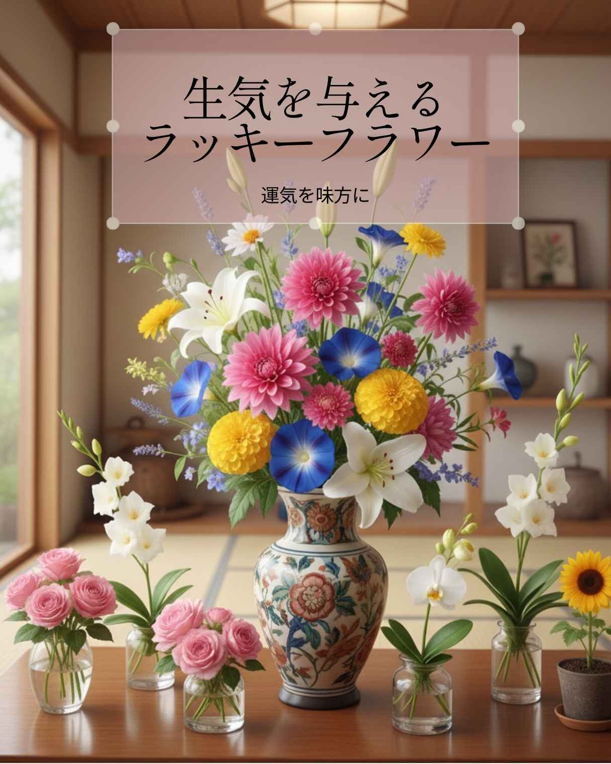ラッキーフラワーで運気アップ