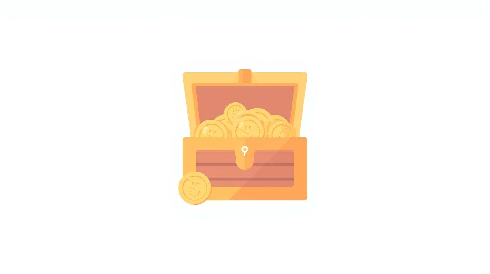 豊かさと金運を象徴するイラスト